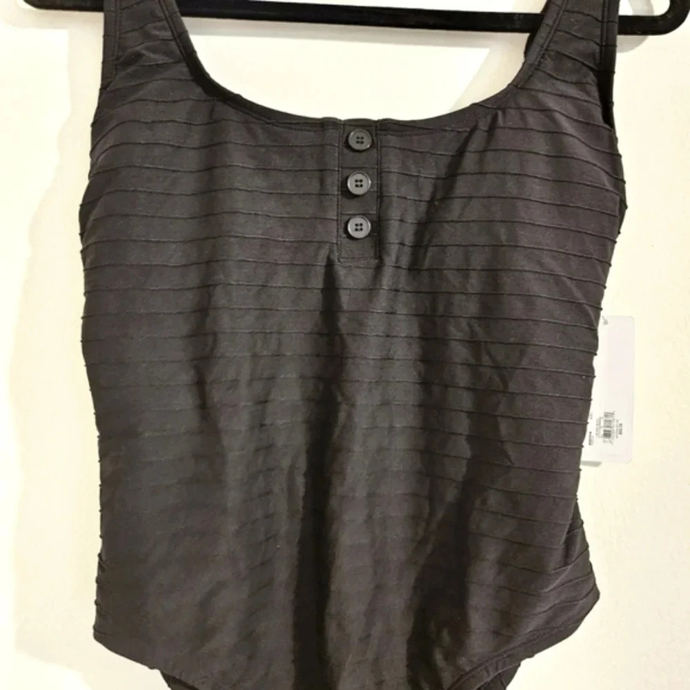 Freshwater Ribbed Bathing Suit - Picture 3 of 5